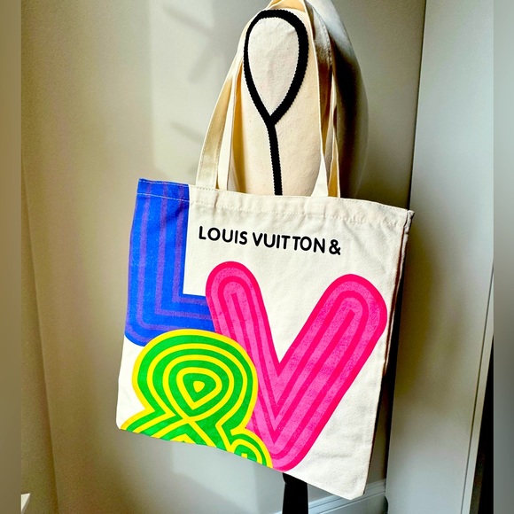 NEW Louis Vuitton Canvas Tote Bag🩷 Limited Edition Shenzhen Exhibition 2 sided - Picture 7 of 12